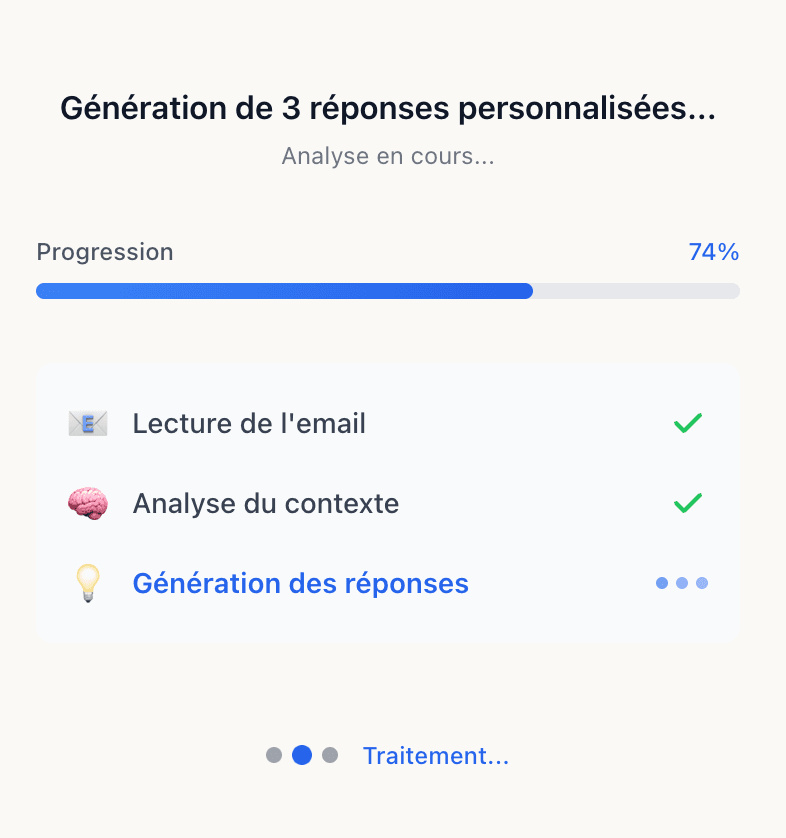 Noovra generating personalized responses